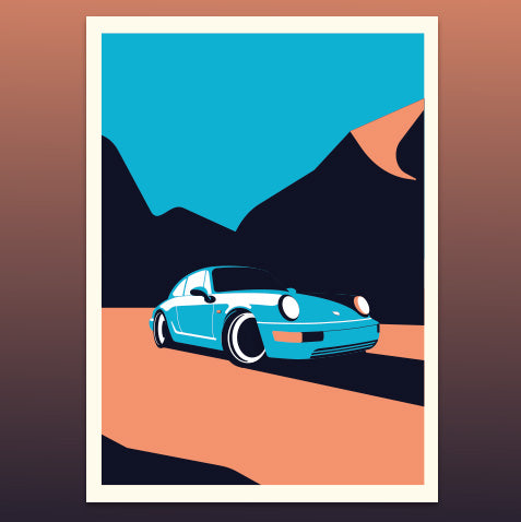 Go follow Porsche 964