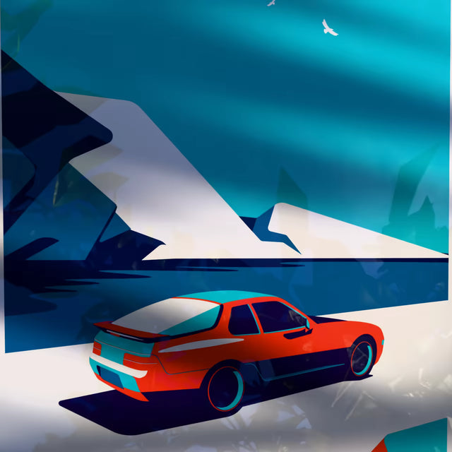968 Alpine Escape - Car Print