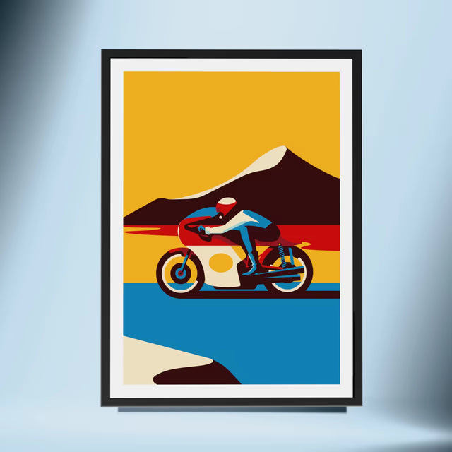 Agusta classic motorbike - Bike Print