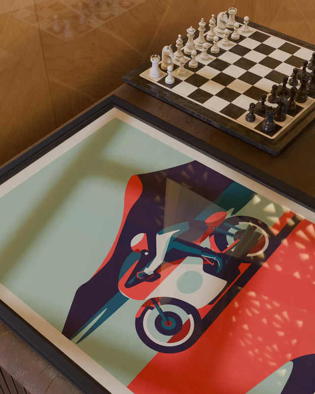Agusta classic motorbike - Bike Print