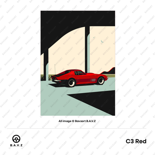 Under the bridge with C3 Corvette