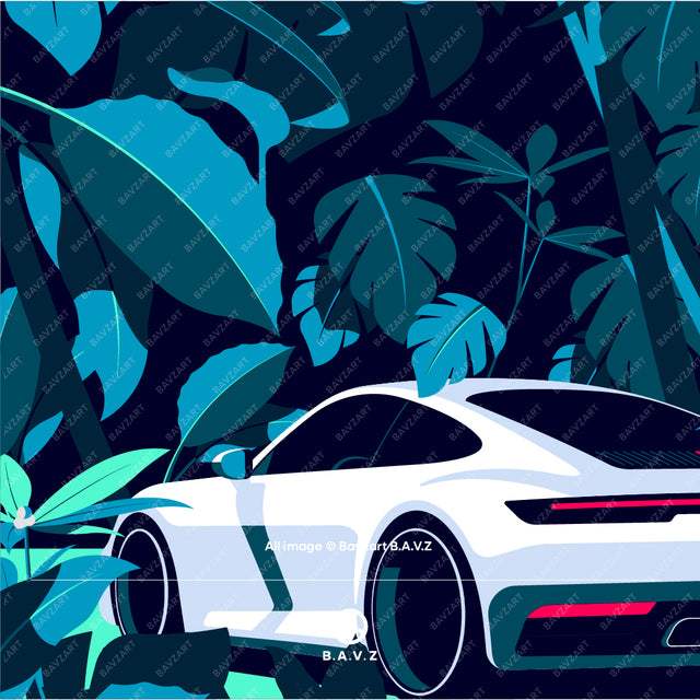 Wild Elegance: The 992 Carrera Chronicles in the Jungle