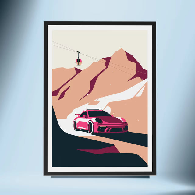 As cold as ice Porsche GT3 - Car Print