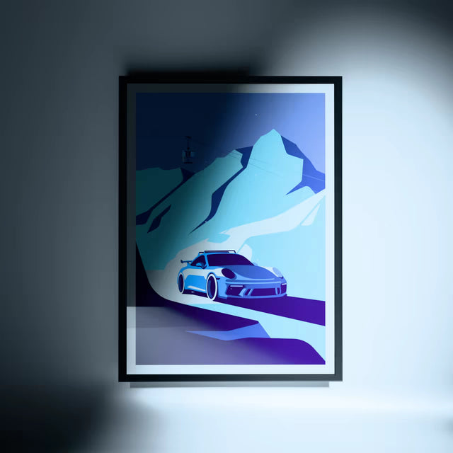 As cold as ice Porsche GT3 - Car Print