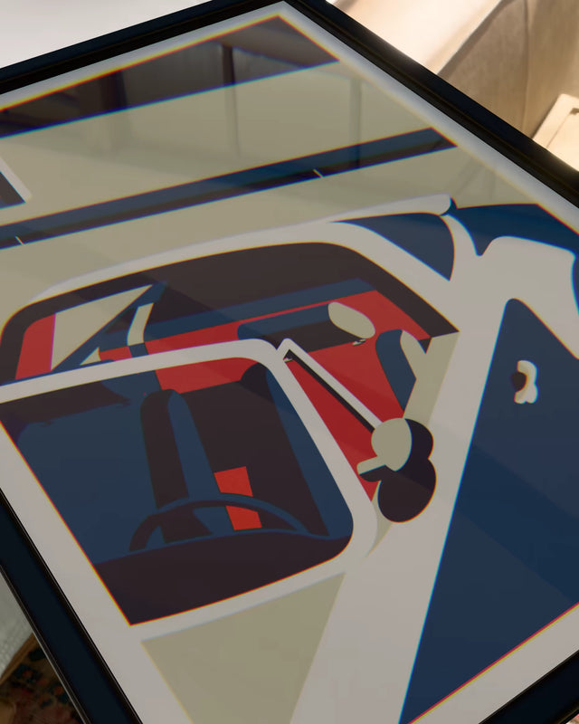 A view from Porsche Targa - Car Print
