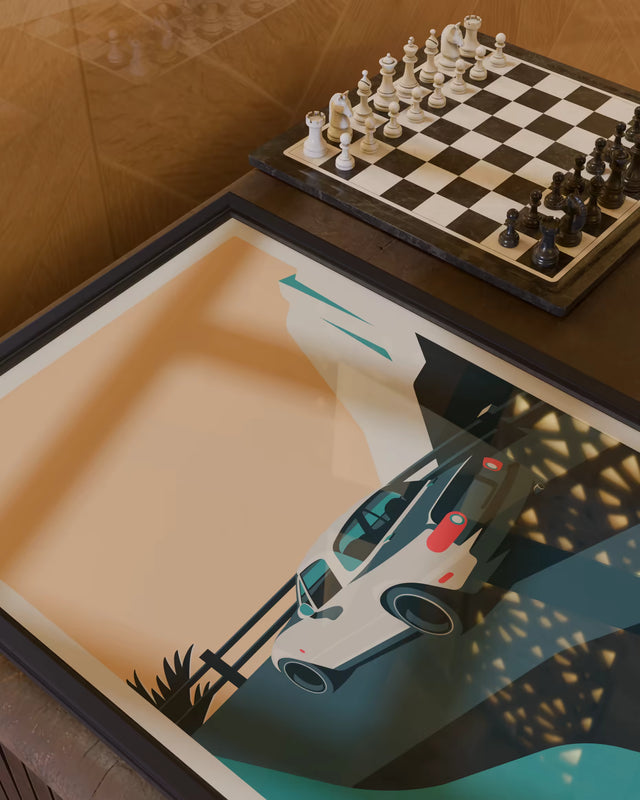A view with Mx Miata - Car Print