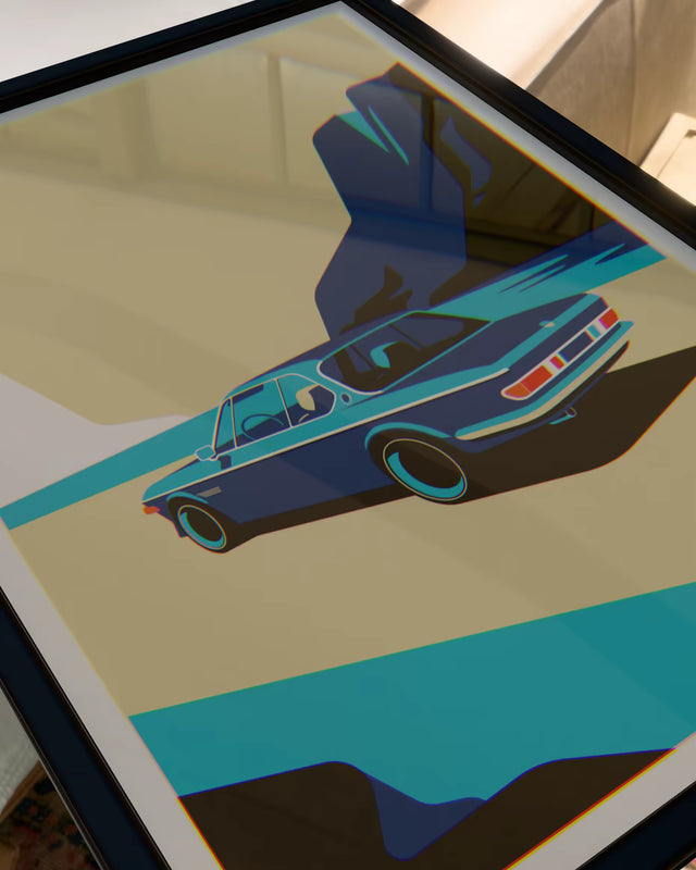 BMW classic e9 - Car Print