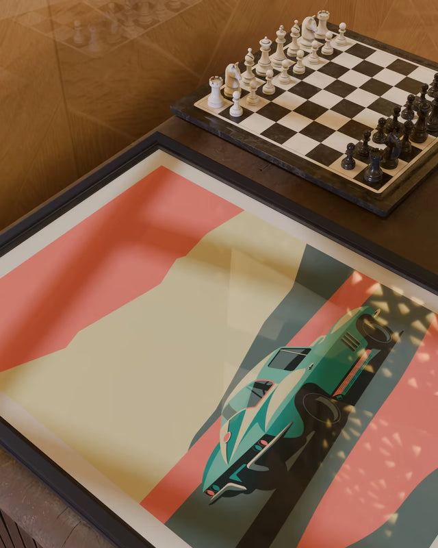 Desert Velocity Stingray C2 - Limited Edition, Premium Giclée Print