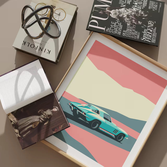 Desert Velocity Stingray C2 - Limited Edition, Premium Giclée Print