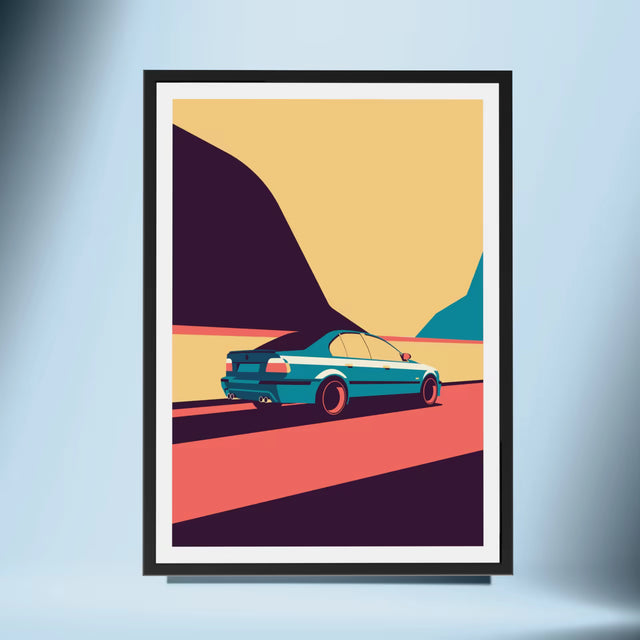 Get along with BMW M5 - Car Print