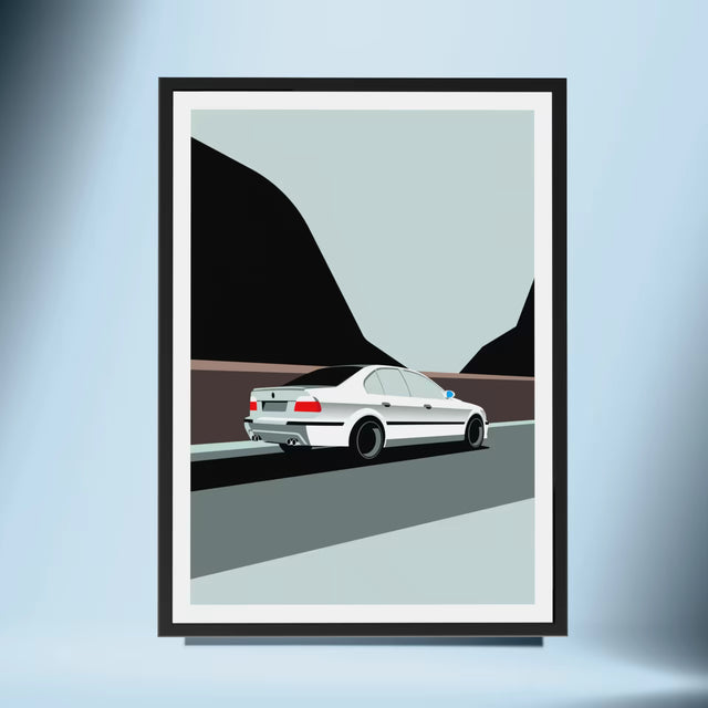Get along with BMW M5 - Car Print