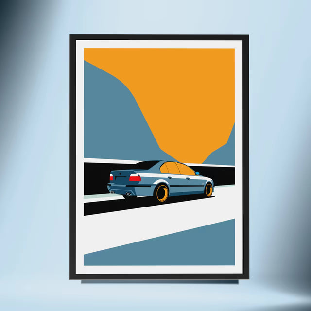 Get along with BMW M5 - Car Print