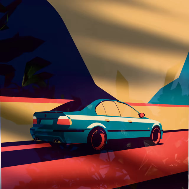 Get along with BMW M5 - Car Print