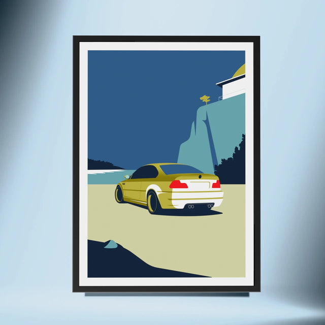 Living on the edge with BMW M3 - Car Print