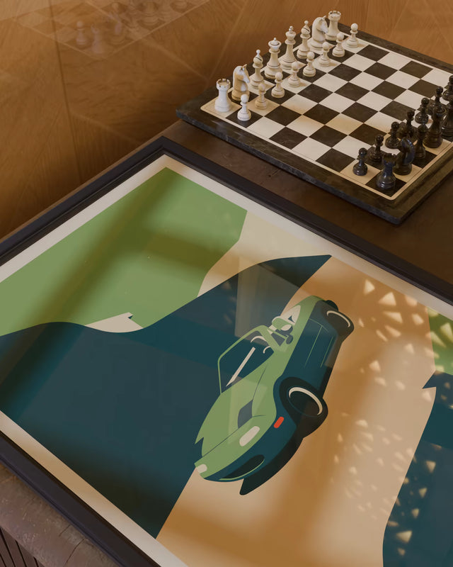 Mazda MX5 Miata on the edge - Car Print