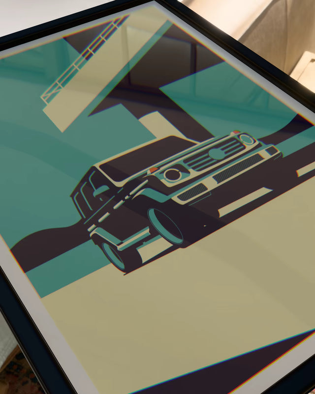 Mercedes Benz G Wagon On Its Way - Car Print