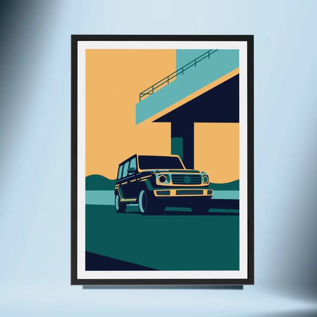 Mercedes Benz G Wagon On Its Way - Car Print