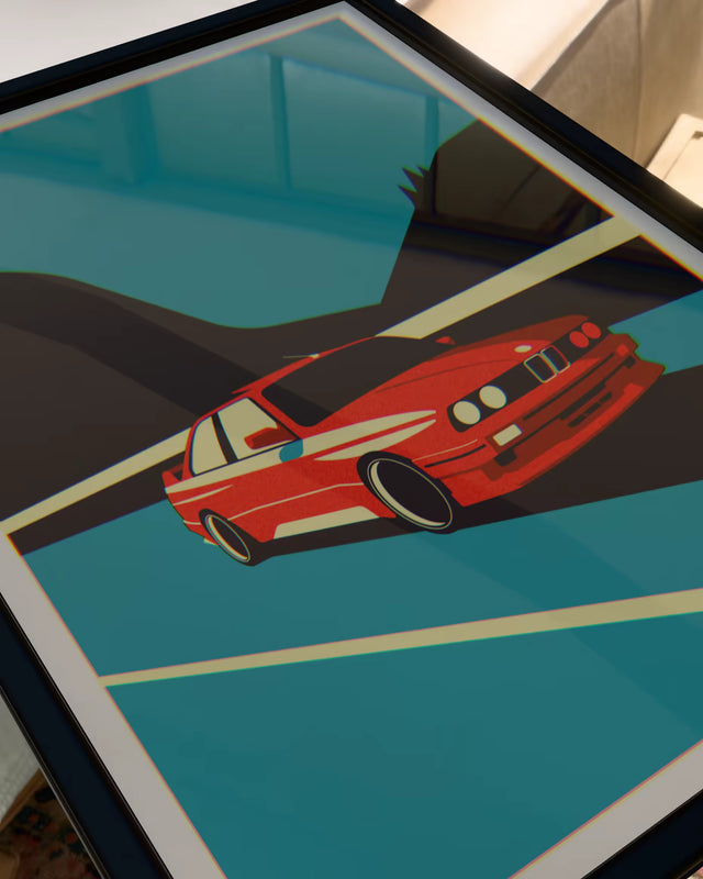 Midnight run with BMW e30 - Car Print