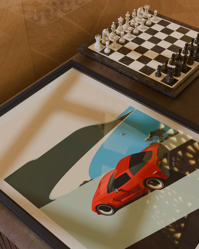 Ocean Overlook Corvette C6 - Car Print