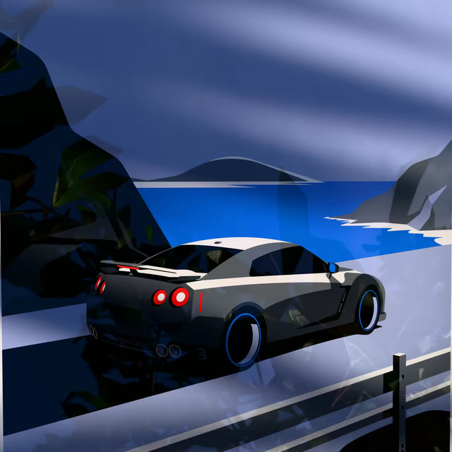 R35 Sky's the Limit - Car Print