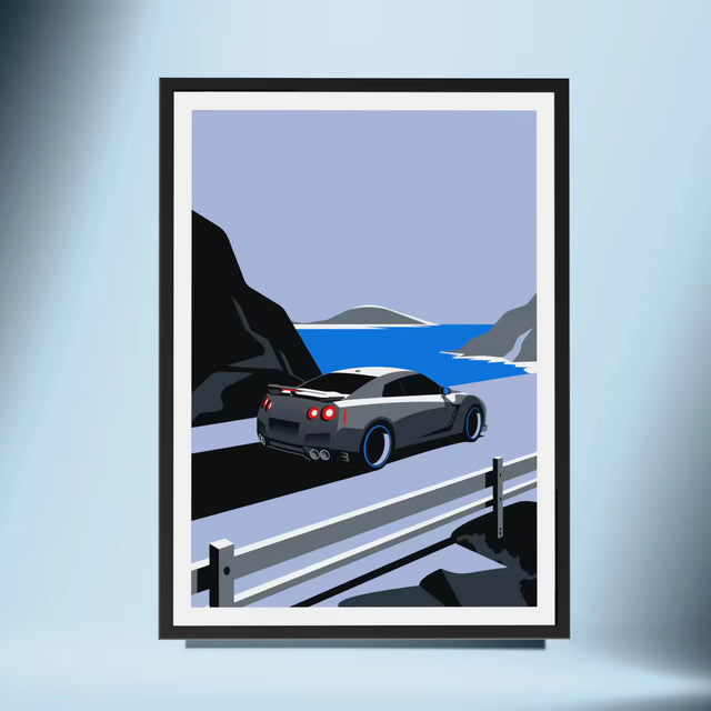 R35 Sky's the Limit - Car Print