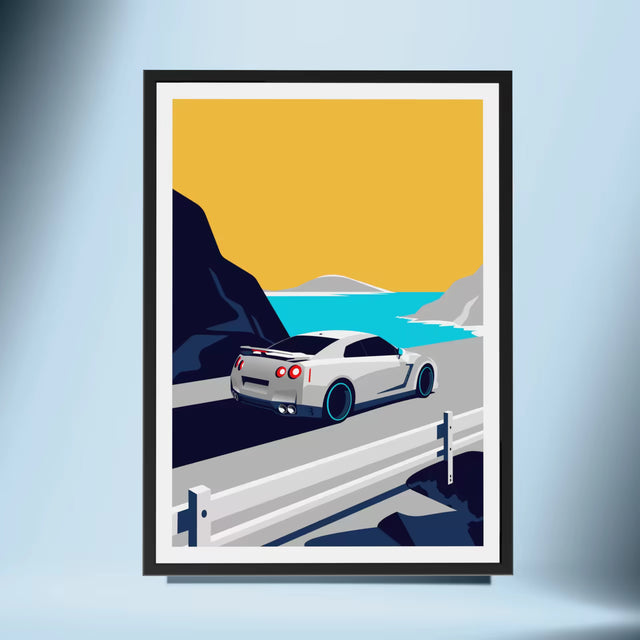 R35 Sky's the Limit - Car Print
