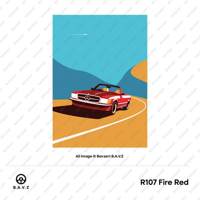 Timeless Journey R107 Mercedes Benz on the Edge