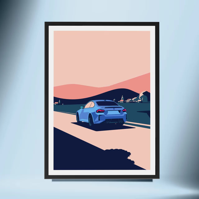 Roaring Elegance: BMW M2 in the Heart of the Countryside - Car Print