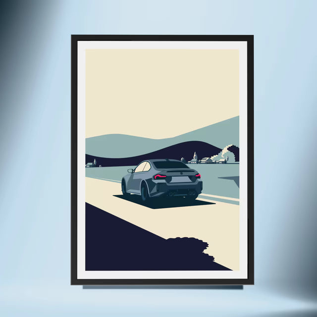 Roaring Elegance: BMW M2 in the Heart of the Countryside - Car Print