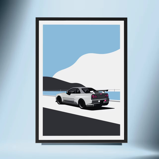 Sky's the Limit with GTR - Car Print