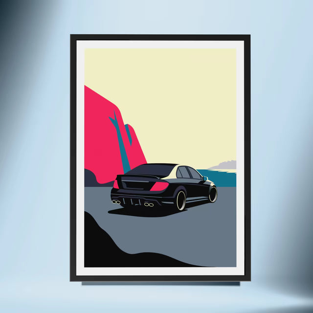 Super C63 AMG C Class - Car Print