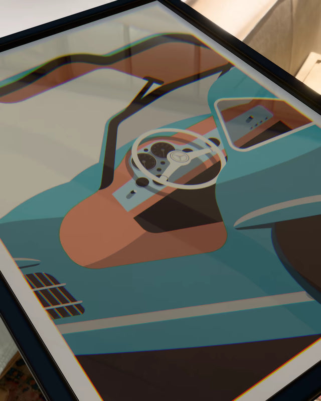 Take a look at Mercedes Gullwing 300 SL - Car Print