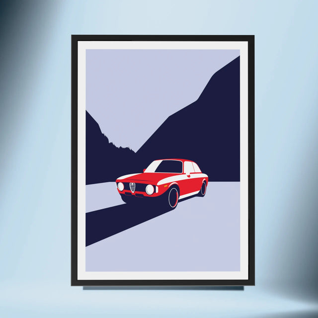 The Beautiful Alfa Romeo Giulia - Car Print