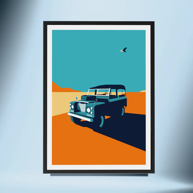 The Lost Land Rover Series 3 - Car Print