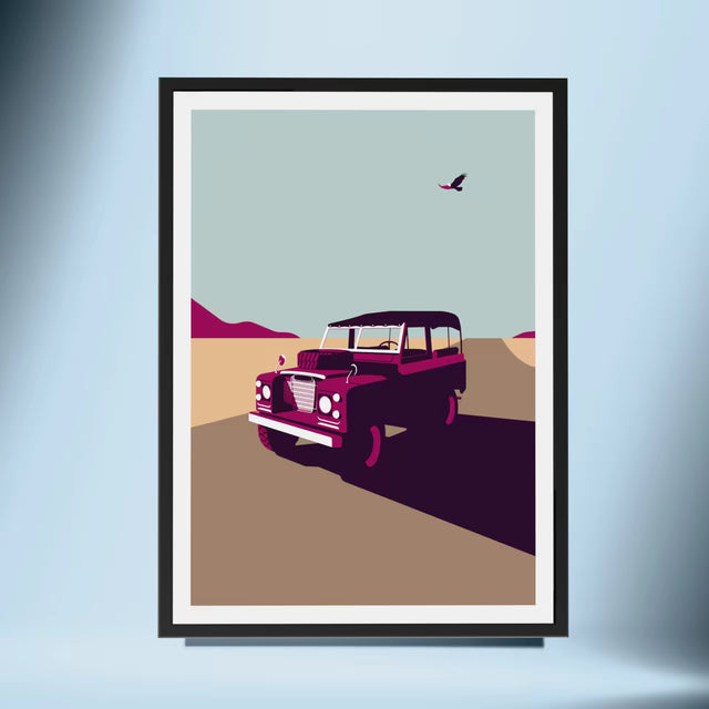 The Lost Land Rover Series 3 - Car Print