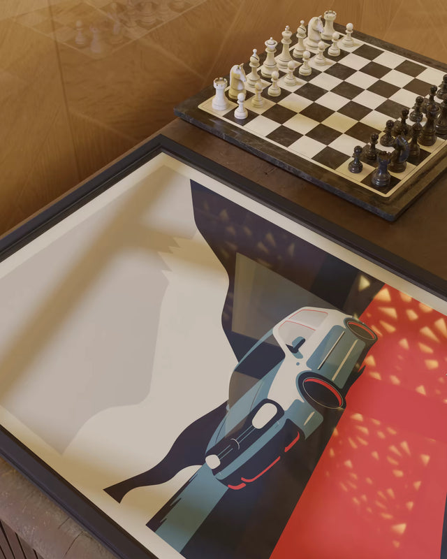 There's No Time for VW Golf MK4 - Car Print