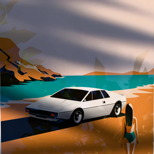 The spy Lotus Esprit S1 - Car Print