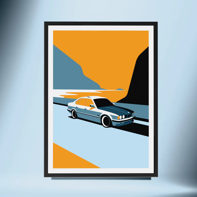 Ultimate Drive in BMW e34 - Car Print