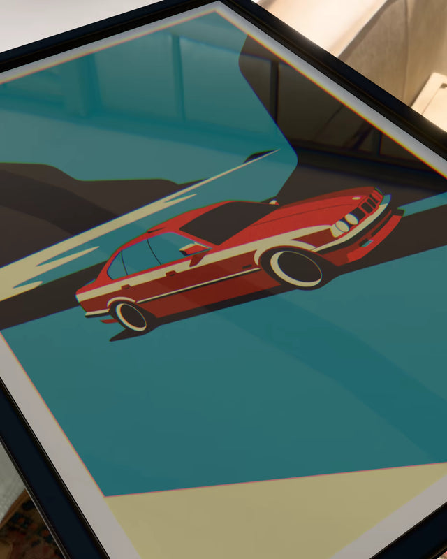 Ultimate Drive in BMW e34 - Car Print