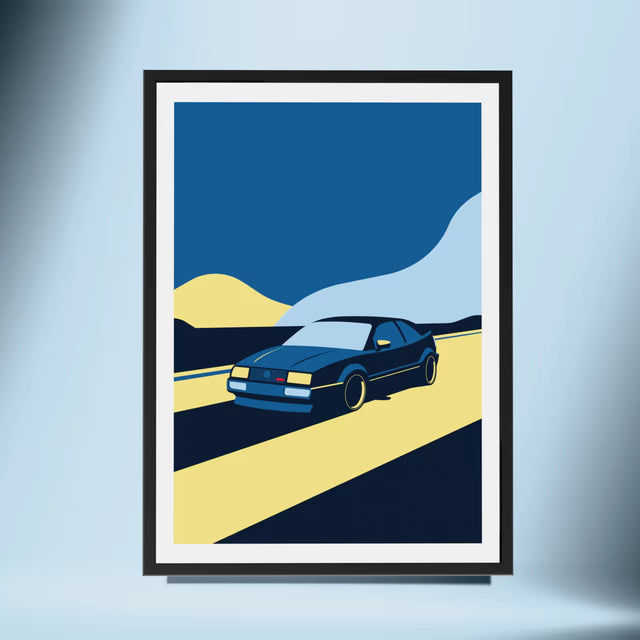 VW Corrado on a mission - Car Print