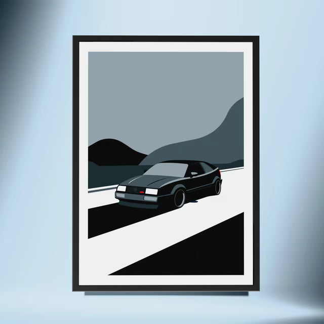 VW Corrado on a mission - Car Print