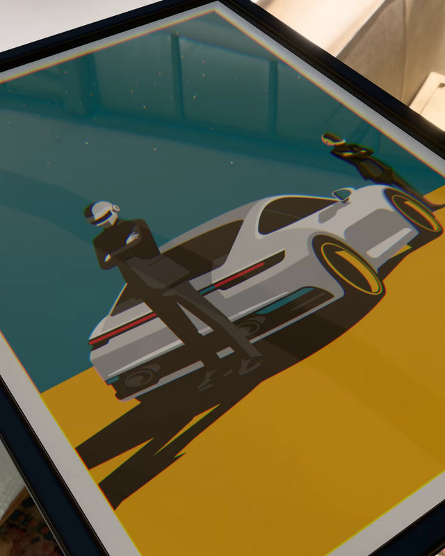 Daft Punk Drive the Future - Car Print