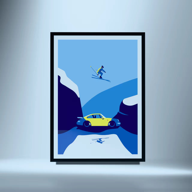 The Porsche Jumper - Car Print