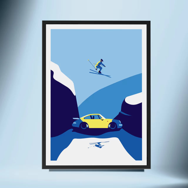 The Porsche Jumper - Car Print
