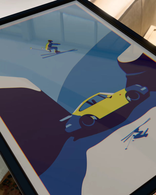The Porsche Jumper - Car Print