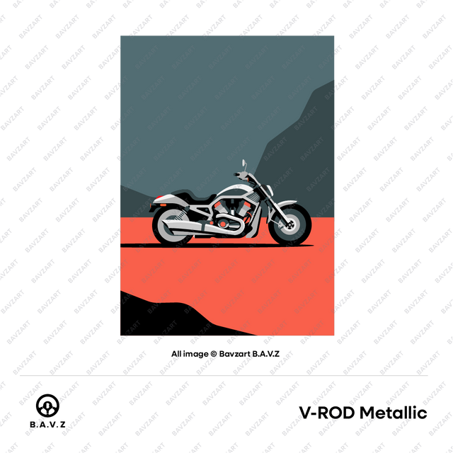 V-Rod Thunder Dynamic Motorbike Art