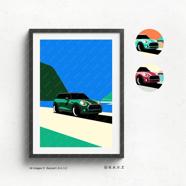 Super Retro Mini Cooper
