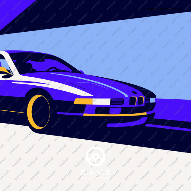 BMW 850 wall art