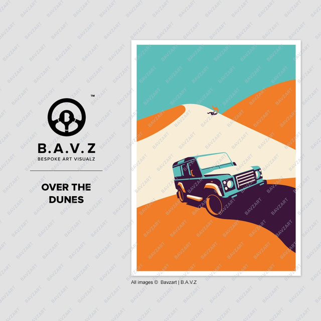 Land Rover defender wall art