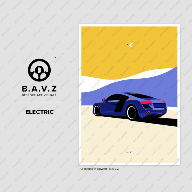 Gull spots Audi R8